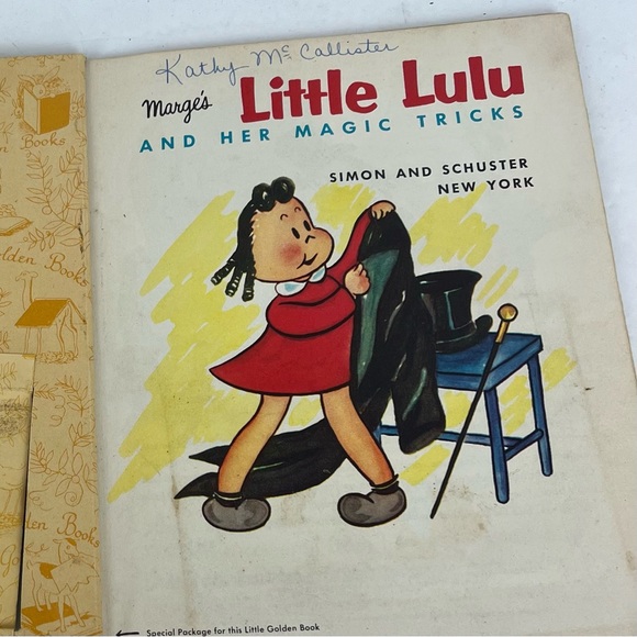 RARE-VTG-Little Golden Book-Little Lulu & her magic tricks. - Picture 13 of 16